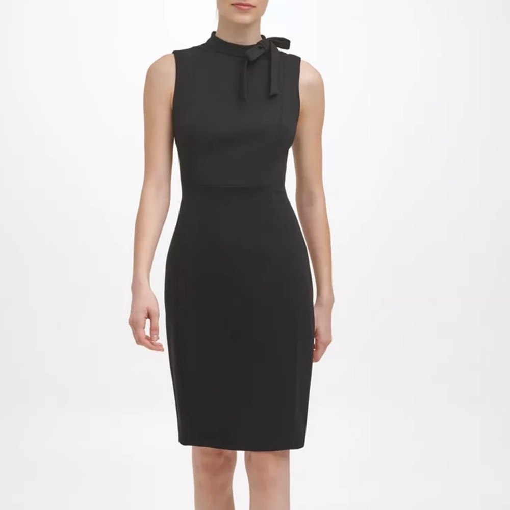 Calvin Klein Mock Neck Dress